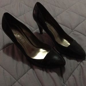 Aldo Black Patent Leather Pumps Size 9